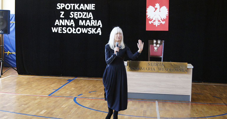 Spotkania z Sędzią Anną Marią Wesołowską
