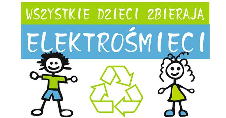 Dzieci zbierają elektrośmieci