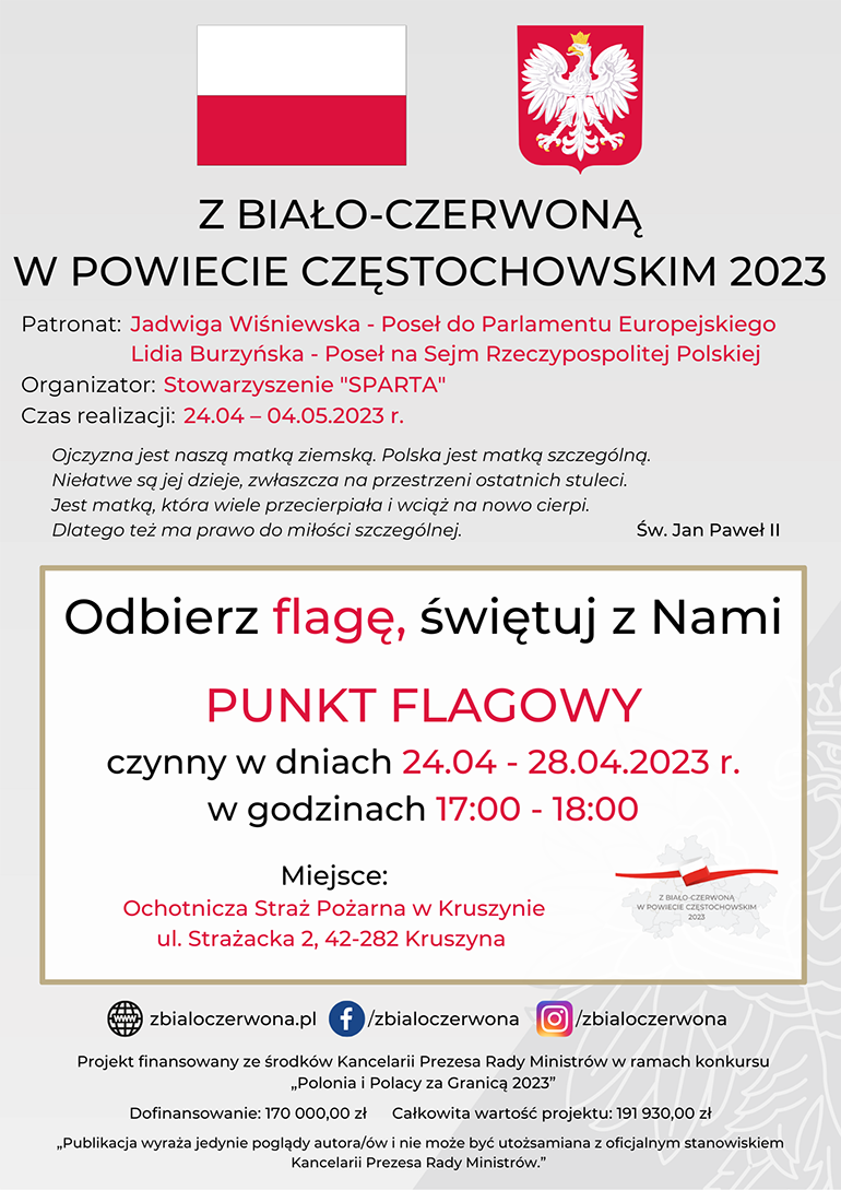 Z biało-czerwoną w powiecie częstochowskim