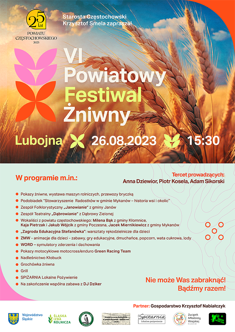 VI Powiatowy Festiwal Żniwny VI Powiatowy Festiwal Żniwny