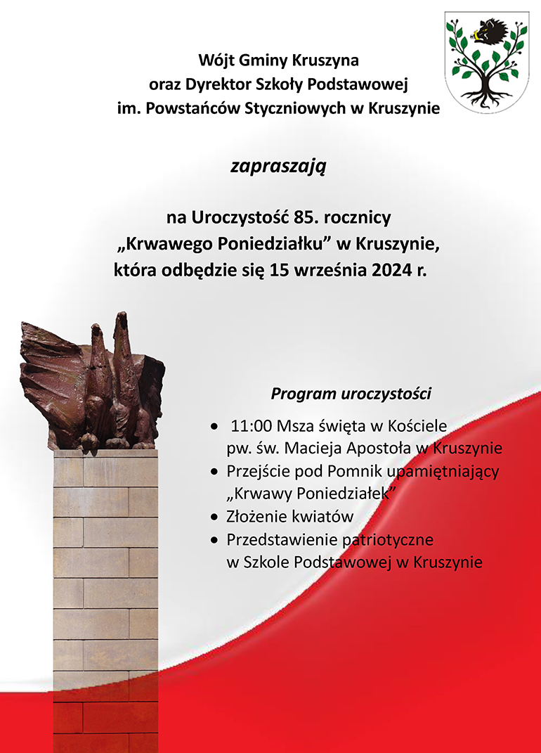 Uroczystość 85. rocznicy ,,Krwawego Poniedziałku”