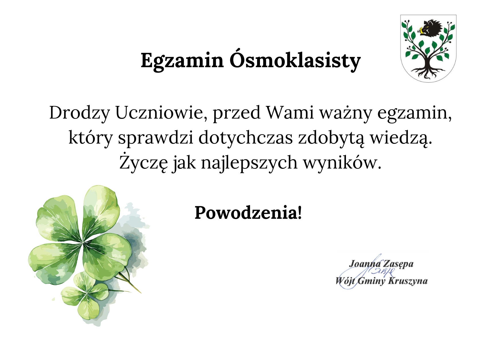 Egzamin Ósmoklasisty