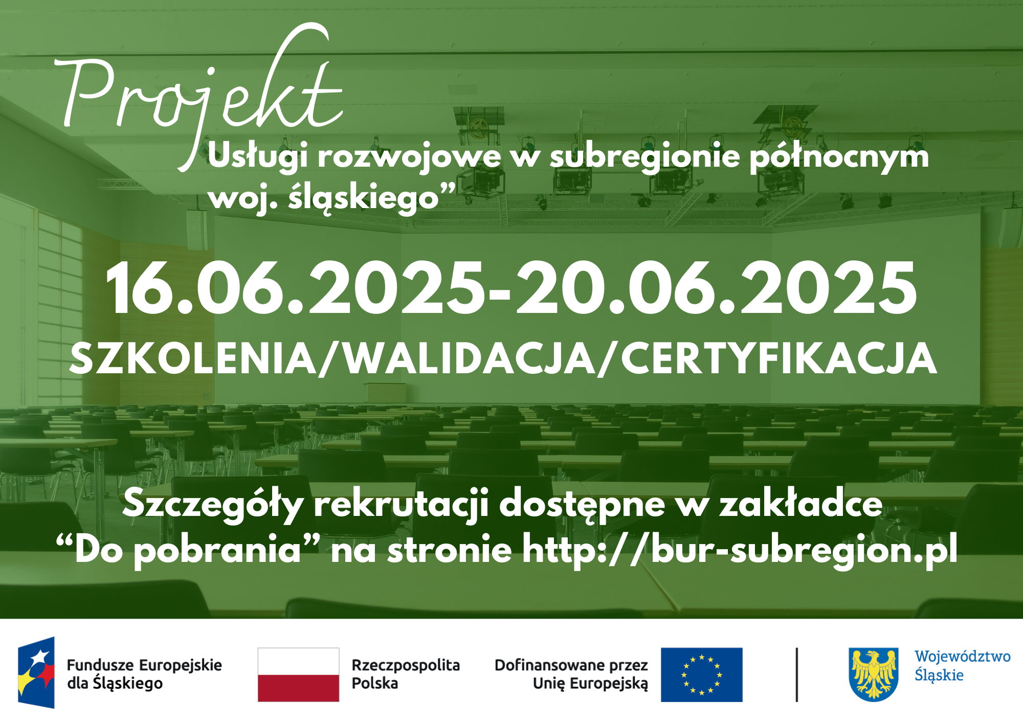 Nabór do projektu „Usługi rozwojowe w subregionie północnym województwa śląskiego”