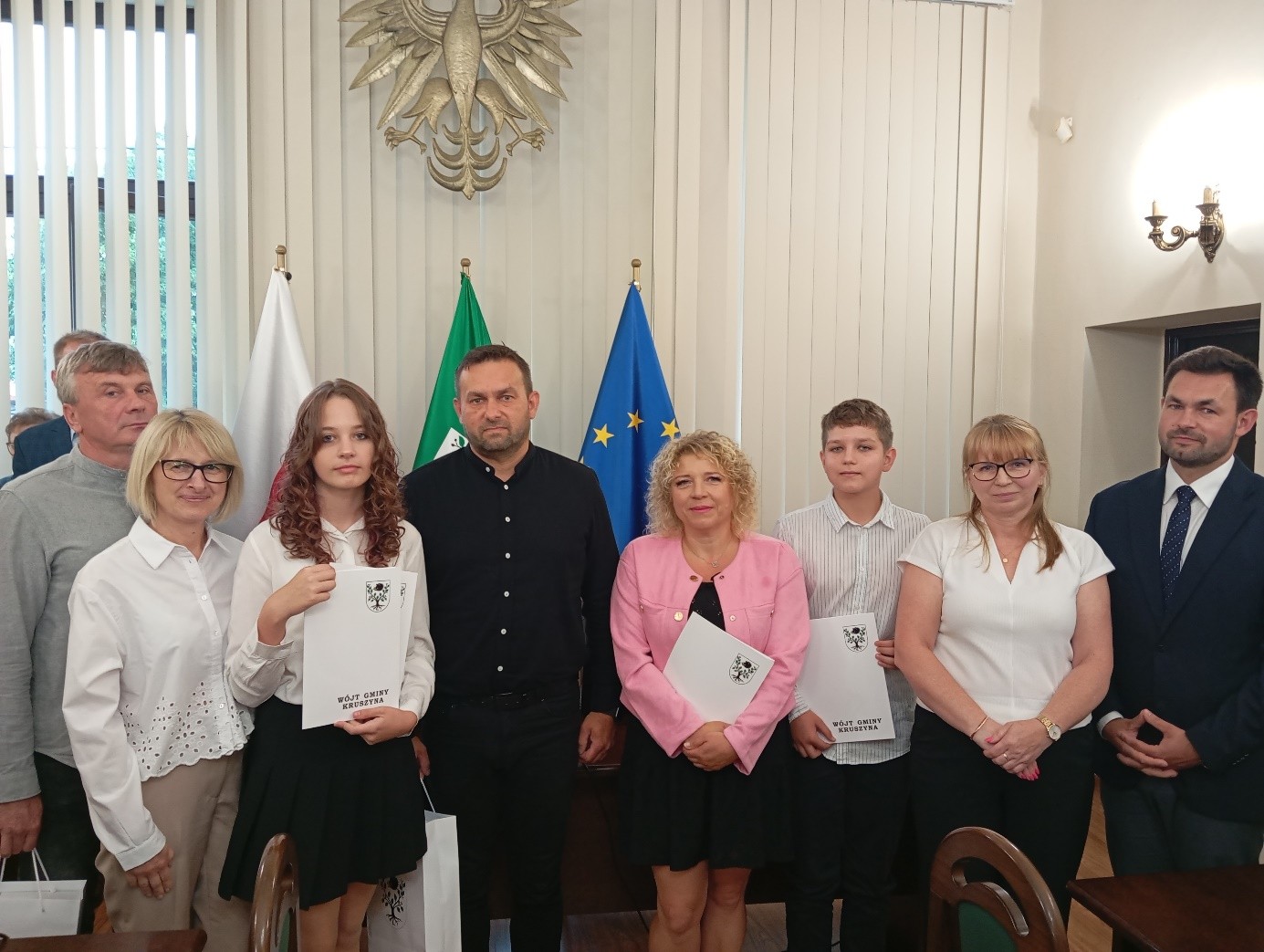 Nagrody Wójta dla uczniów z terenu Gminy Kruszyna