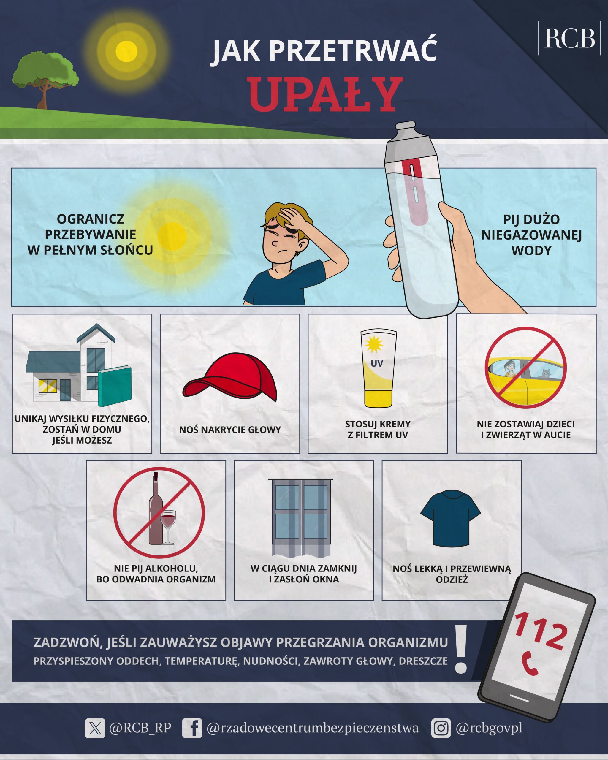 Jak przetrwać upały? Poradnik