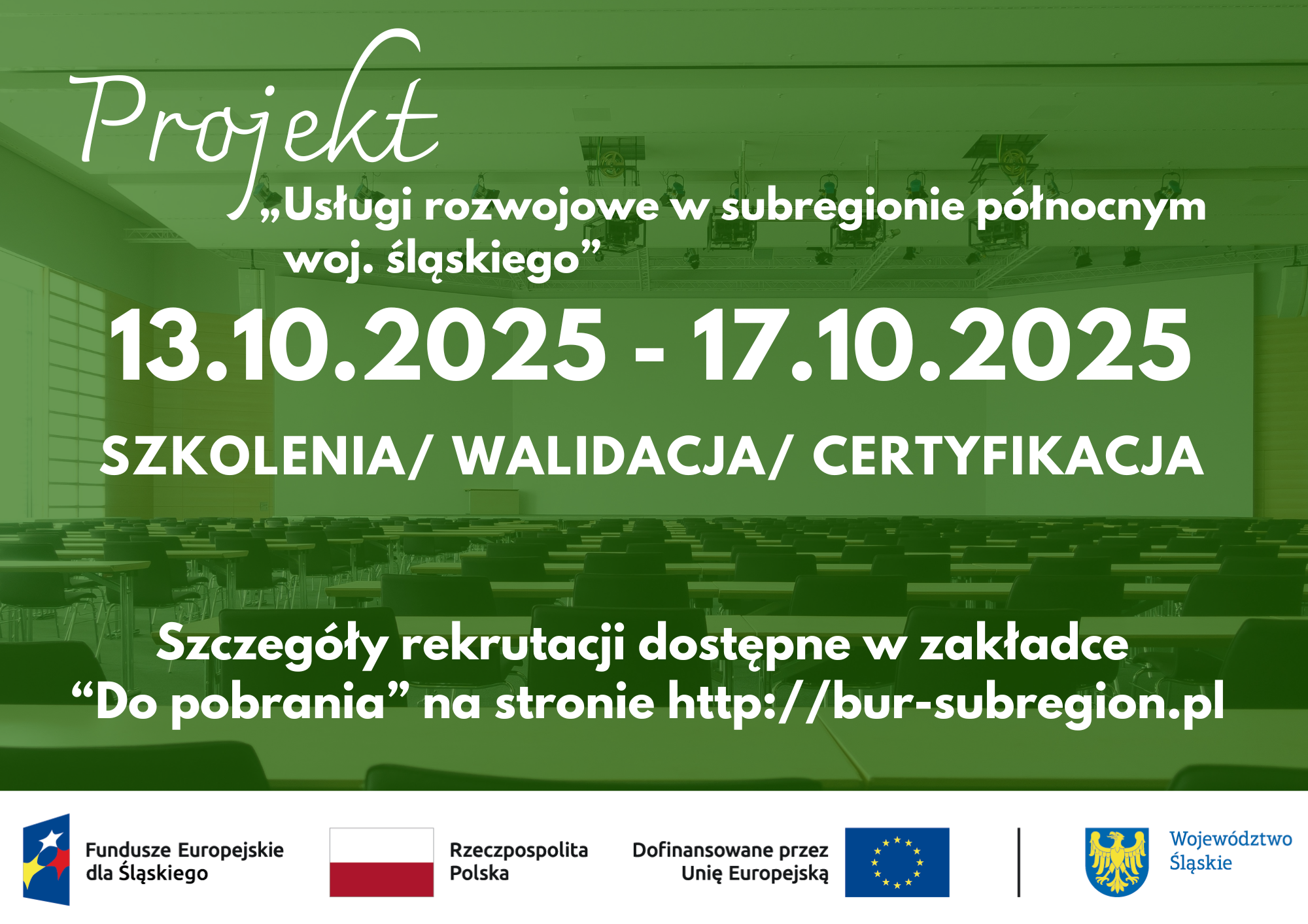 Nabór do projektu „Usługi rozwojowe w subregionie północnym województwa śląskiego”